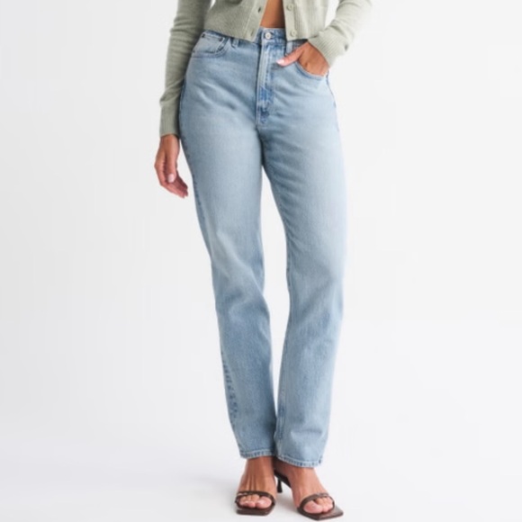 Abercrombie & Fitch Denim - Abercrombie 90s straight ultra high rise jeans